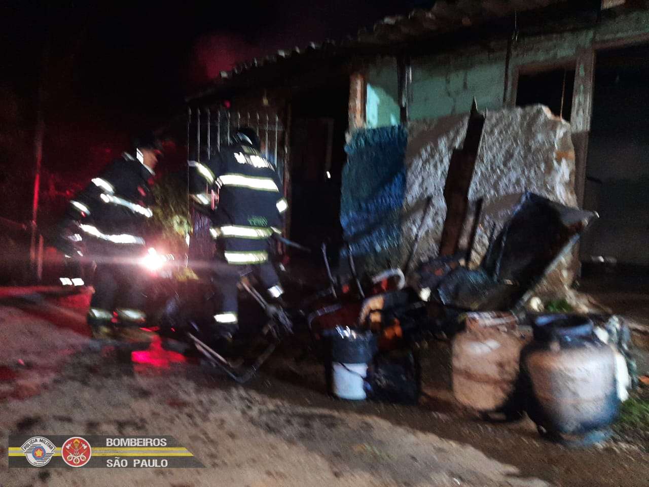 Incêndio é registrado em casa de São Francisco Xavier