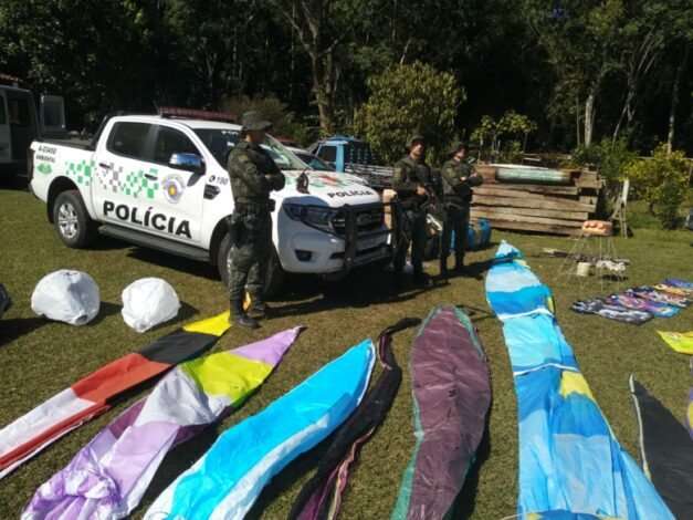 Polícia Ambiental prende 9 baloeiros em Igaratá