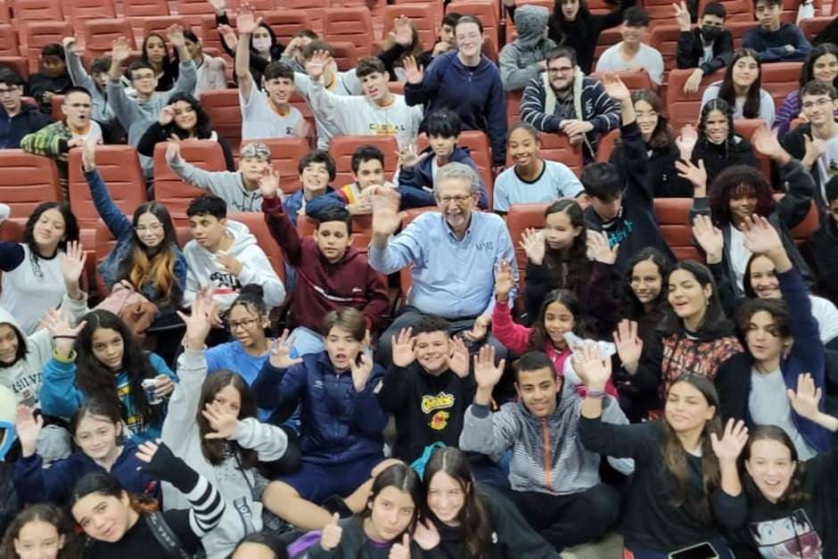 Mais de 250 alunos da rede municipal participaram do primeiro evento público do SSP23 em São José dos Campos