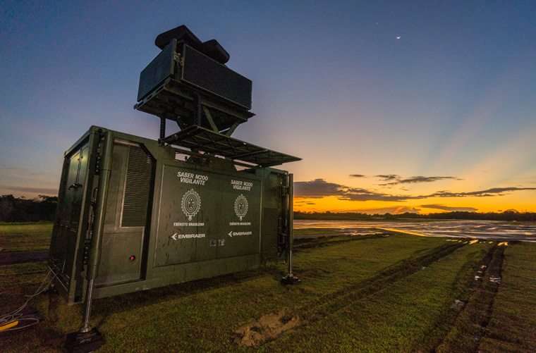 Embraer e Exército concluem primeiro teste do radar M200 Vigilante