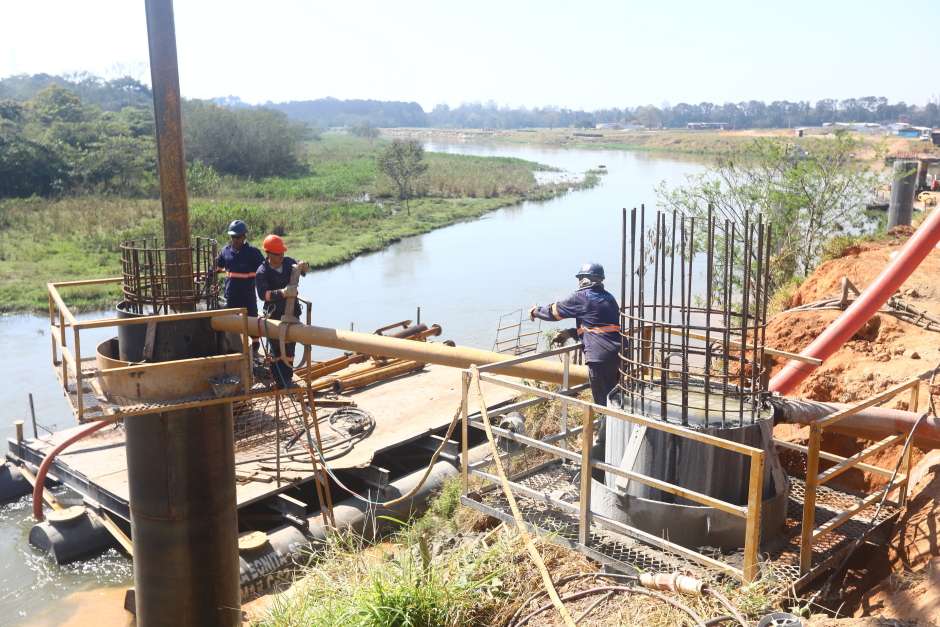 Traçados da Via Jaguari ficam prontos e obra de ponte avança em São José dos Campos