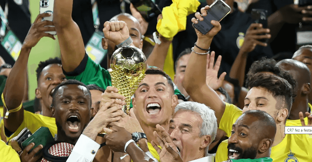 Cristiano Ronaldo conquista seu primeiro título no futebol árabe