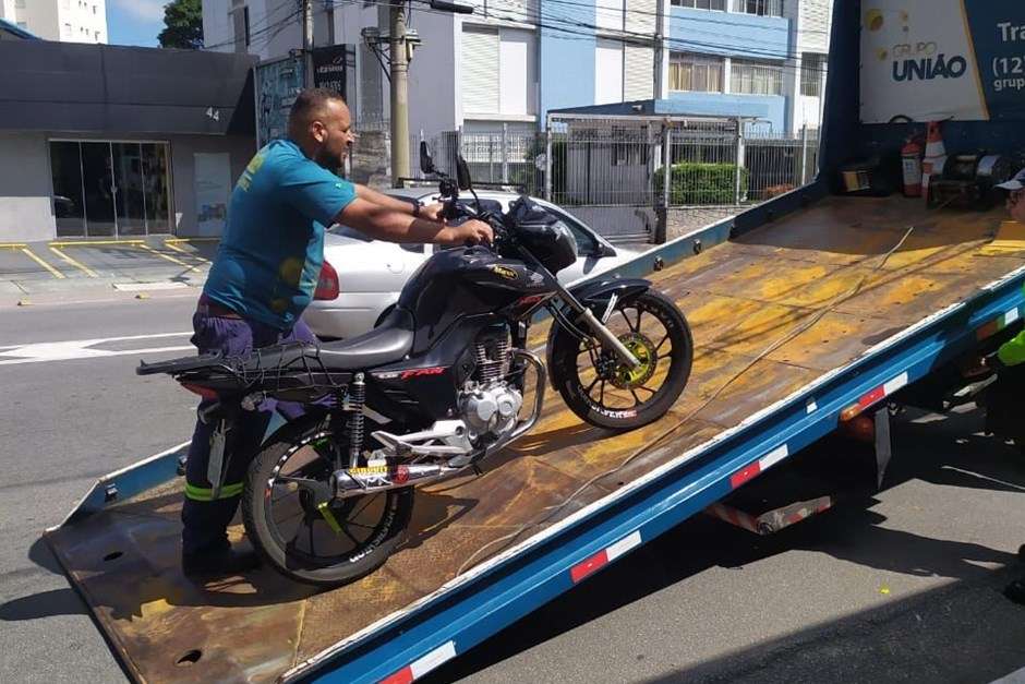 Fiscalização apreende mais um mototáxi por transporte irregular em São José dos Campos