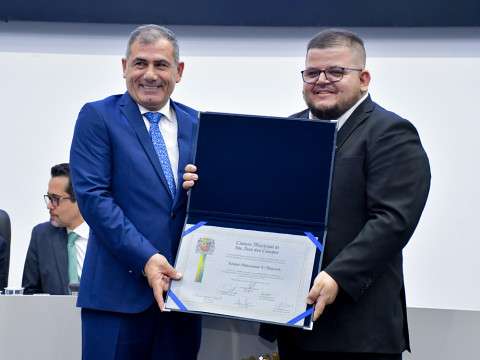 Câmara de São José entrega título de Cidadão Joseense ao empresário Khaled Mohammad El Majzoub