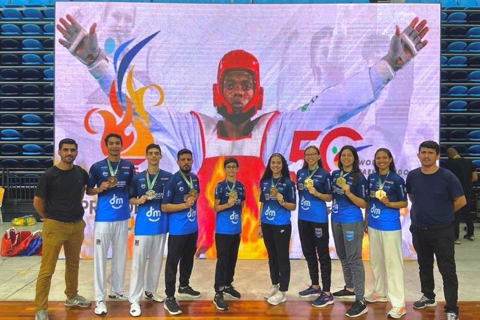 Taekwondo joseense conquista 10 medalhas no President’s Cup