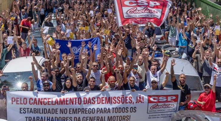 Metalúrgicos da GM de São José dos Campos entram em greve a partir desta segunda
