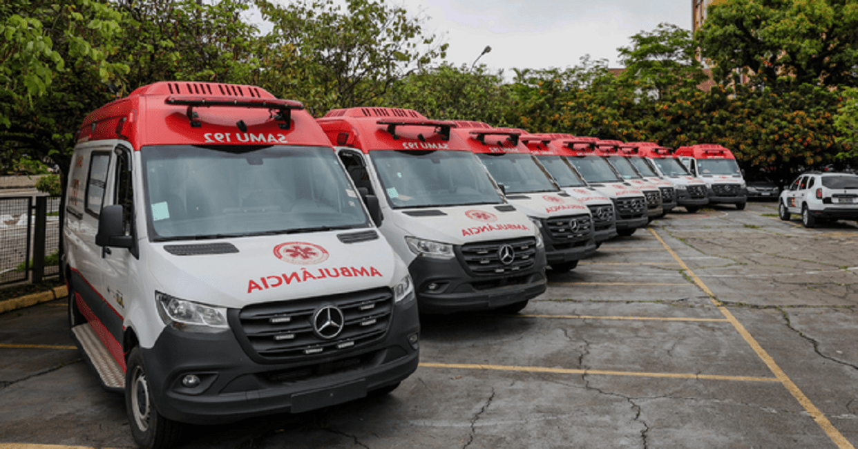 Ministério da Saúde entrega novas ambulâncias a municípios do Vale do Paraíba