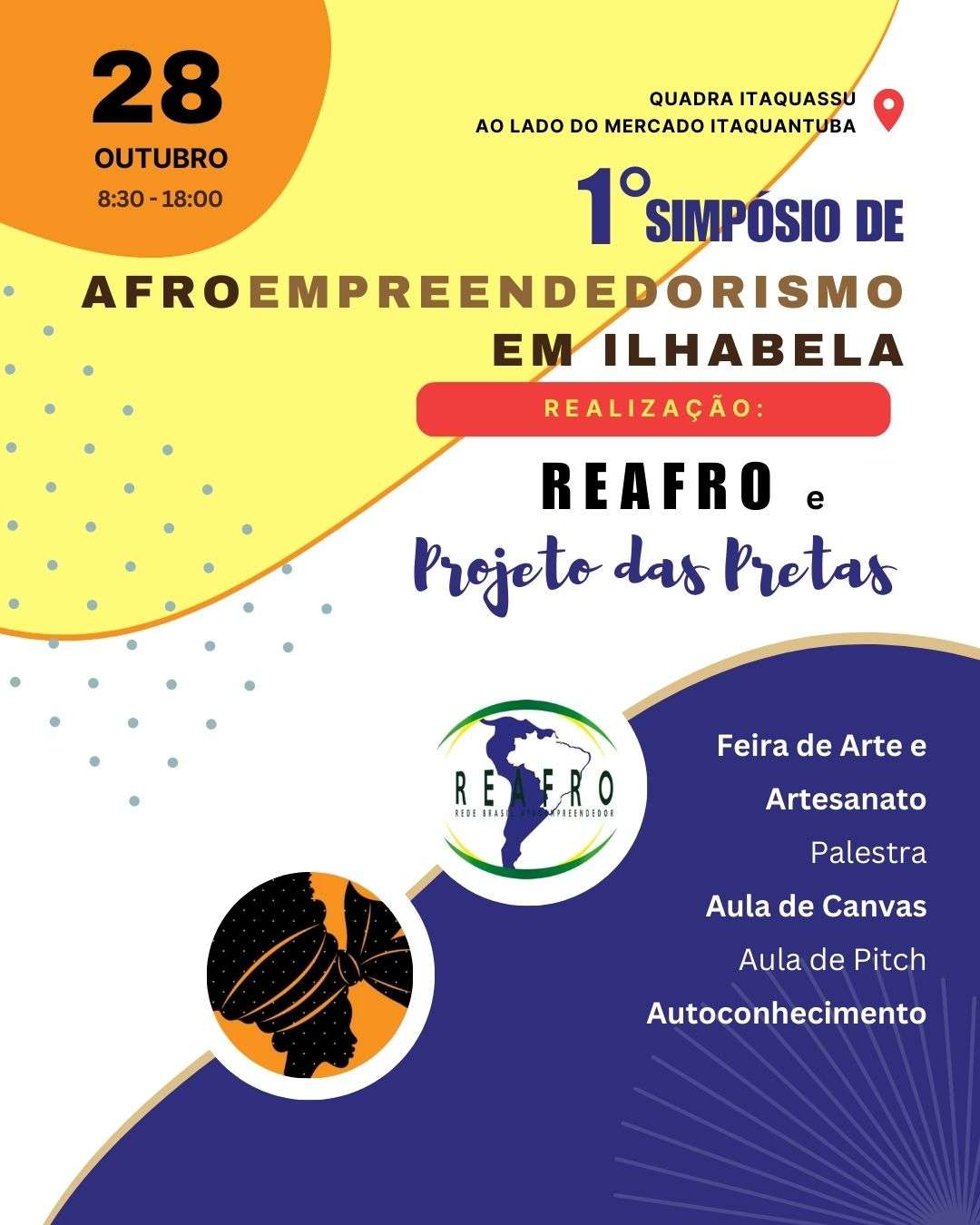 Ilhabela recebe 1º Simpósio de Afroempreendedorismo no sábado, dia 28