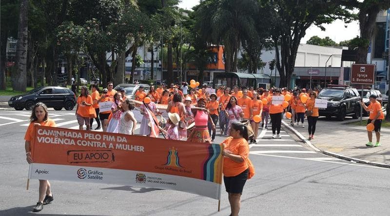 Grupo Mulheres do Brasil realiza caminhada pelo fim da Violência contra Mulheres e Meninas em São José dos Campos