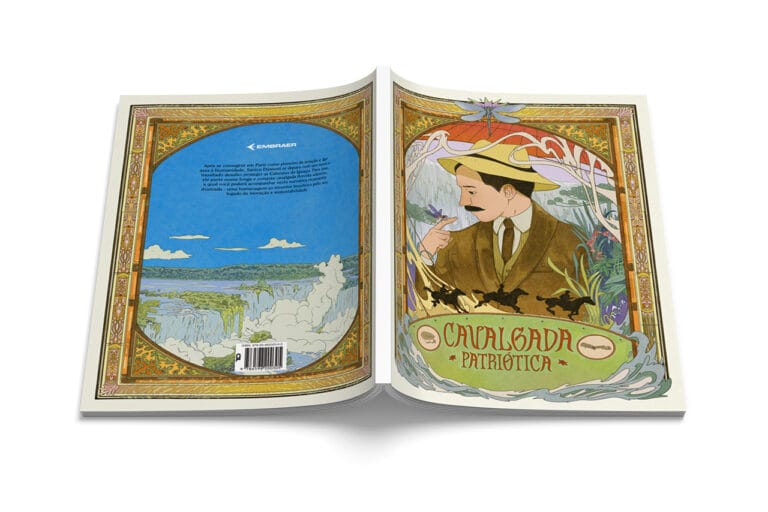 Embraer Celebra 150 Anos de Santos-Dumont com Lançamento de Graphic Novel “Cavalgada Patriótica”