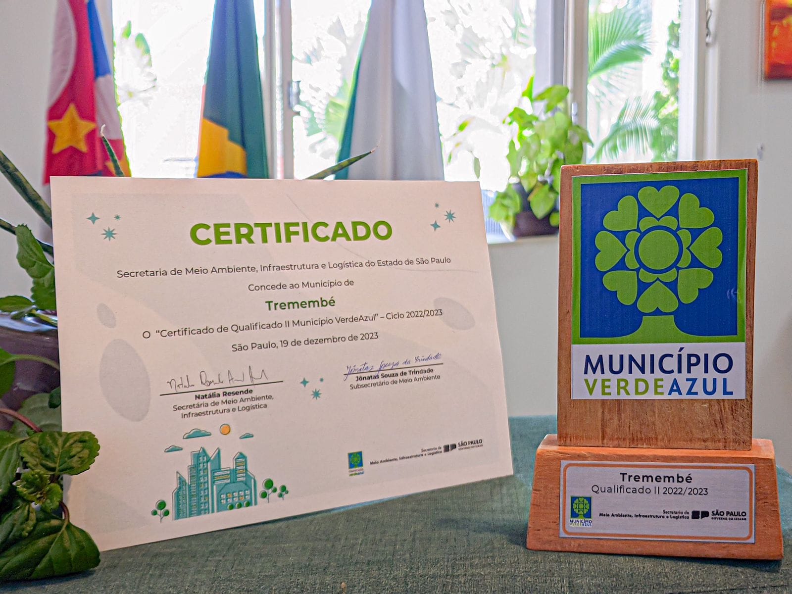 Tremembé é premiada no programa Município Verde e Azul