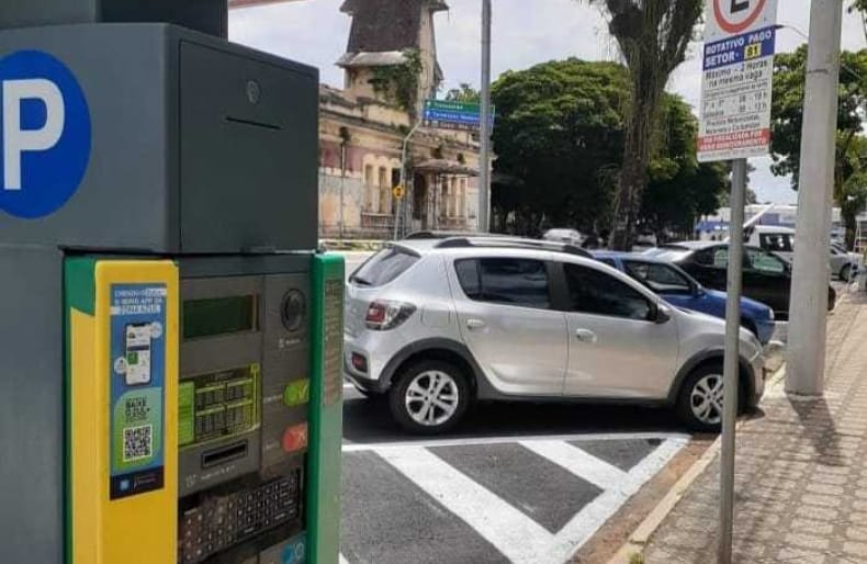 Vagas da Zona Azul em Taubaté terão isenção da taxa de pagamento dia 30