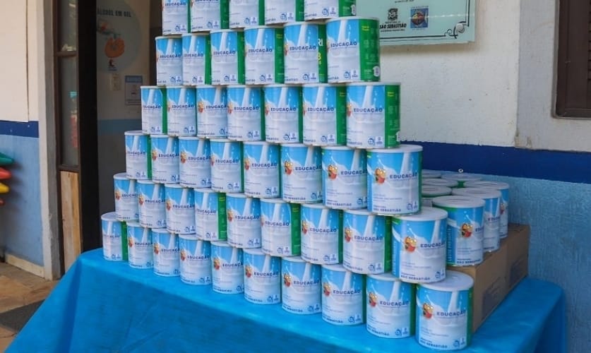 São Sebastião lança ‘Programa Leite Presente’ para beneficiar mais de 15 mil crianças