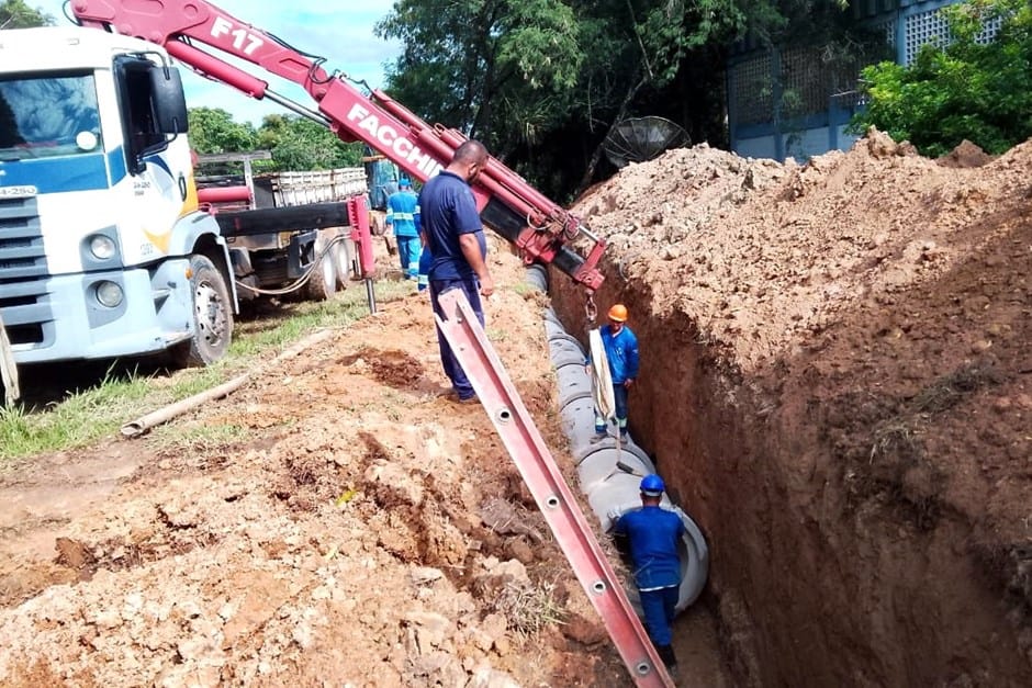 Obra de drenagem vai melhorar o escoamento no Alto da Ponte em São José