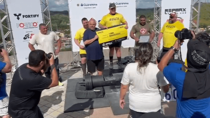 Atleta do Vale do Paraíba é o homem mais forte do Brasil