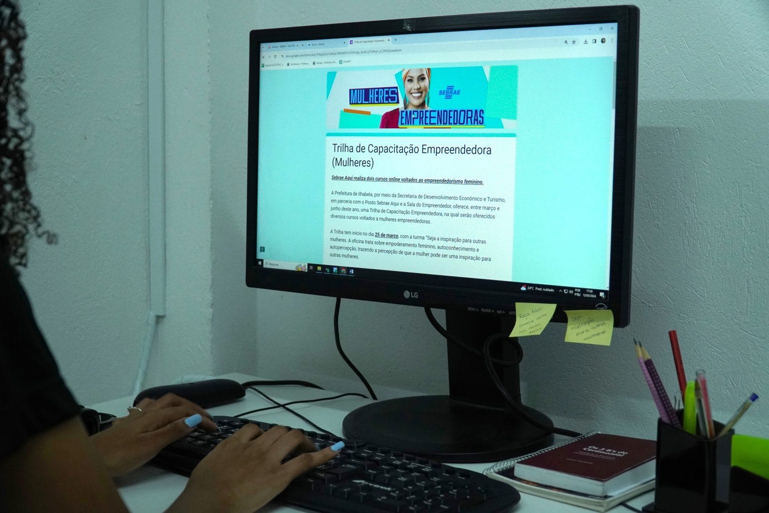 Sebrae oferece curso on-line de empreendedorismo e empoderamento feminino em Ilhabela