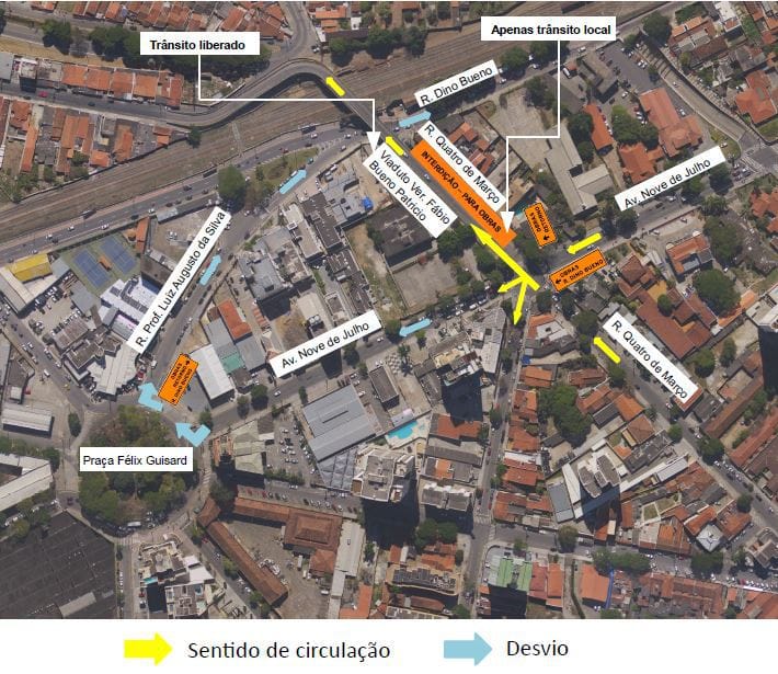 Taubaté inicia obras de recuperação do viaduto do torto