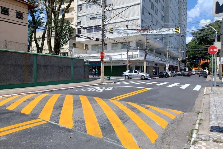 Trecho de rua na região central terá mudança a partir de domingo em São José
