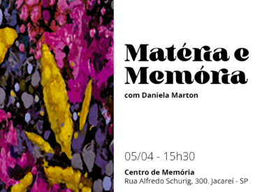 Centro de Memória apresenta o projeto ‘ Matéria, Memória e Imagem’ em Jacareí