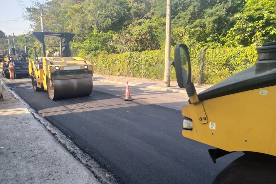Corredores viários de São José recebem obras de recape