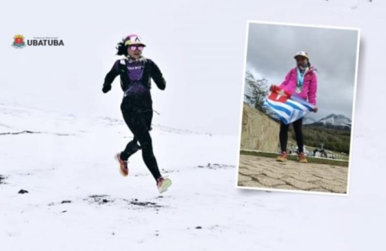 Atleta de Ubatuba é pódio durante corrida na Patagônia