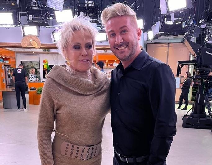 Confeiteiro de Caçapava realiza sonho de encontrar com Ana Maria Braga