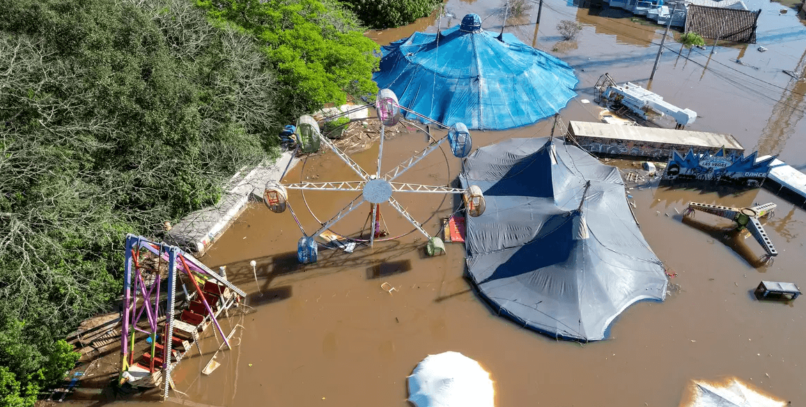 Quase 90% das cidades do RS foram atingidas pelas fortes chuvas