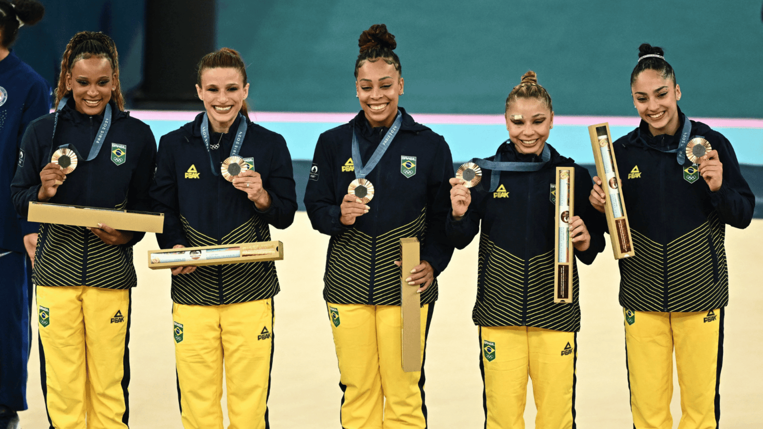 Brasil conquista medalha inédita na Ginástica Artística por equipes nos Jogos Olímpicos de Paris 2024