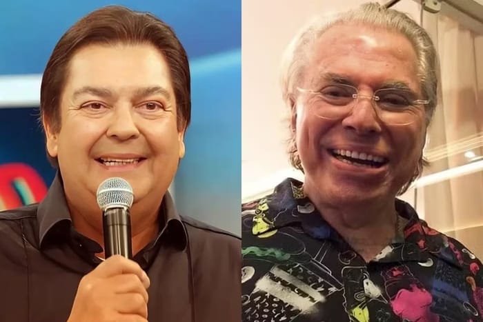 Fausto Silva e Silvio Santos estão internados no mesmo hospital
