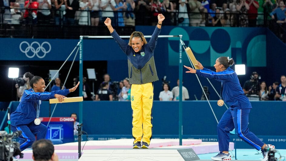 Rebeca Andrade conquista Ouro no solo e se torna a maior atleta olímpica do Brasil
