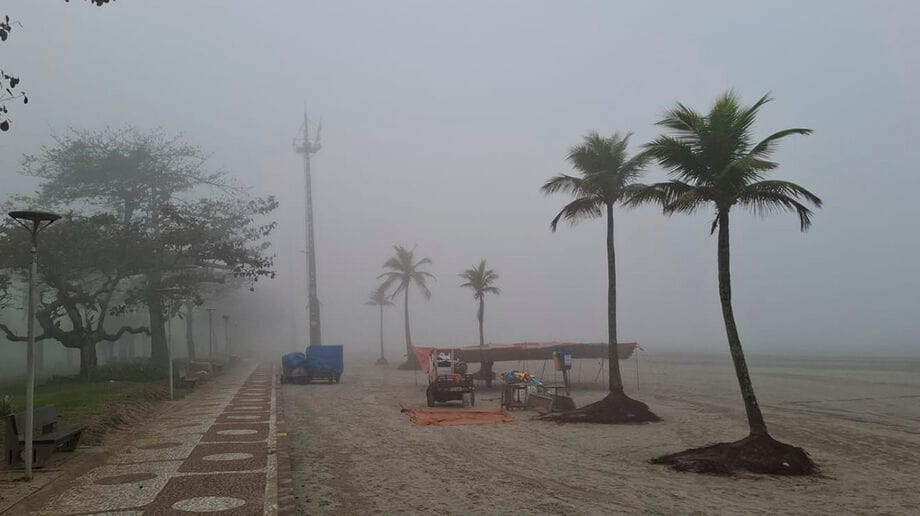 Marinha alerta para possível formação de nevoeiro no Litoral Norte de São Paulo
