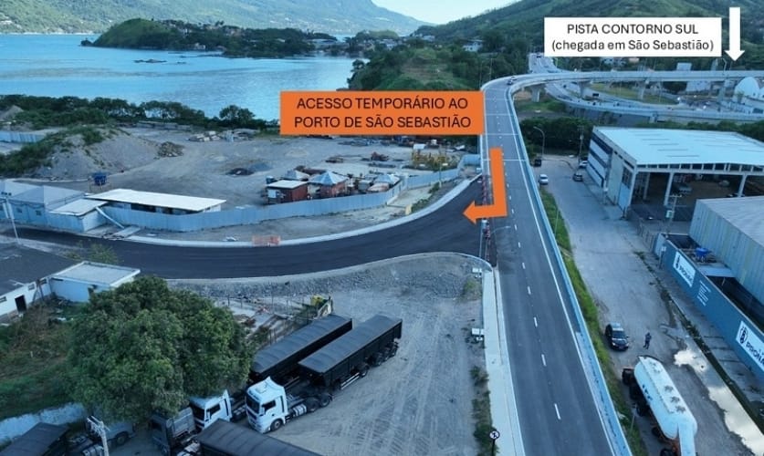 Acesso Temporário ao Porto de São Sebastião é Liberado para Melhor Fluxo de Cargas