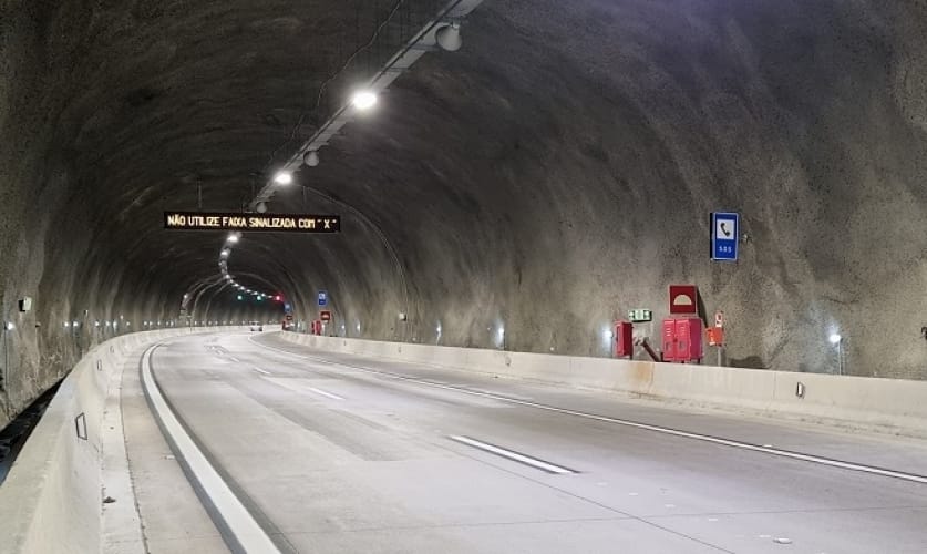 Manutenção nos túneis da serra nova e contornos reforçada pela Concessionária Tamoios