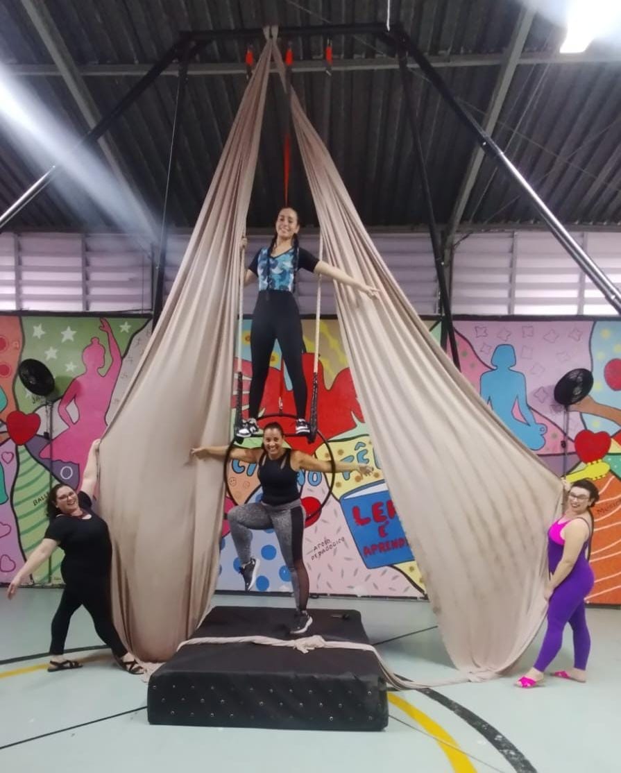 Projeto “Vivendo nas Alturas” traz oficinas de circo ao Viveiro Municipal de Jacareí