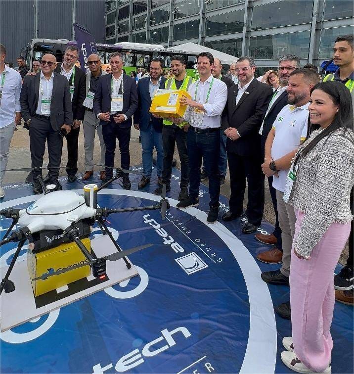 Atech realiza novo teste de delivery por drone e avança na mobilidade urbana