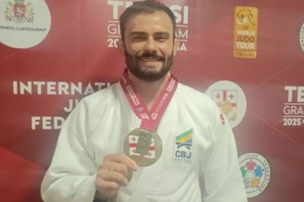 Rafael Macedo conquista bronze no Grand Slam de Judô da Geórgia