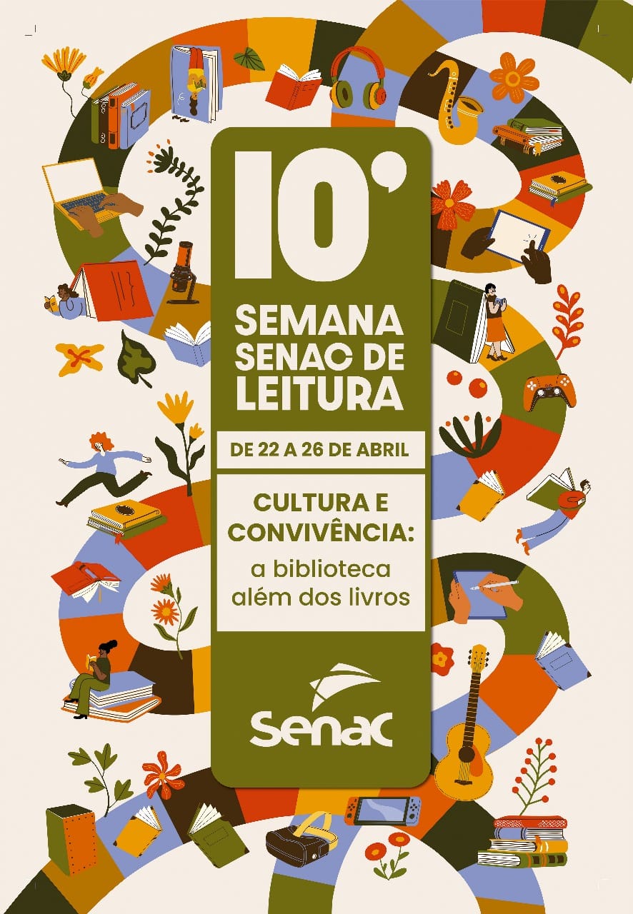 Semana Senac de Leitura movimenta o Vale do Paraíba com programação gratuita até 26 de abril