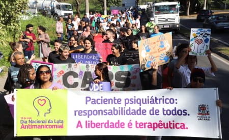 Jacareí realiza 7ª Caminhada em Defesa da Luta Antimanicomial nesta quinta-feira (15)