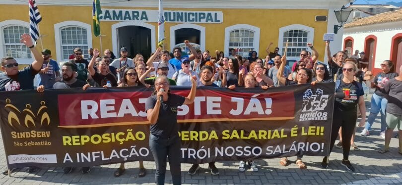 Servidores municipais de São Sebastião anunciam greve por reajuste salarial