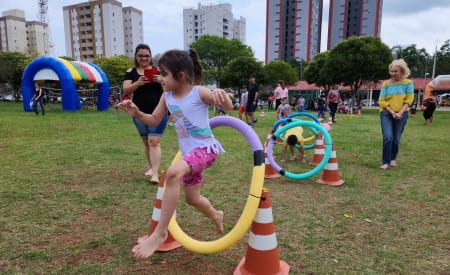 Projeto ‘Recriança’ promove manhã de lazer e atividades esportivas em Santo Antônio da Boa Vista