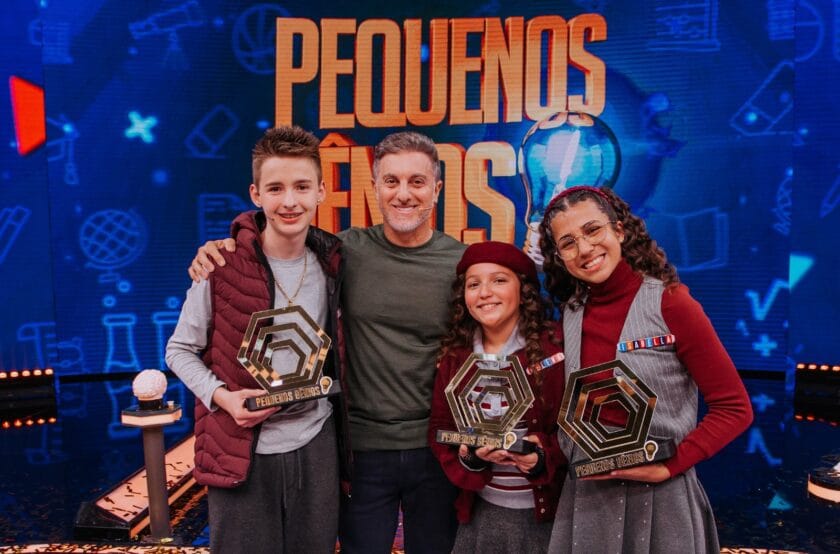 Talento de Jacareí: menina de 11 anos vence quadro Pequenos Gênios no Domingão com Huck
