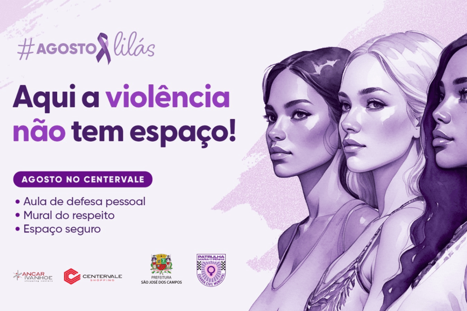 Agosto Lilás reforça ações de proteção em São José
