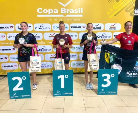 Maria Fernandes brilha na Copa Brasil de Tênis de Mesa e Jacareí comemora finais esportivas de destaque