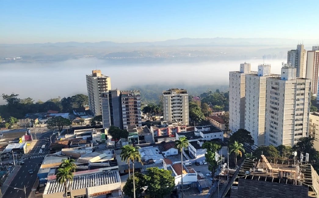 Frente fria muda o tempo e coloca RMVale em estado de atenção
