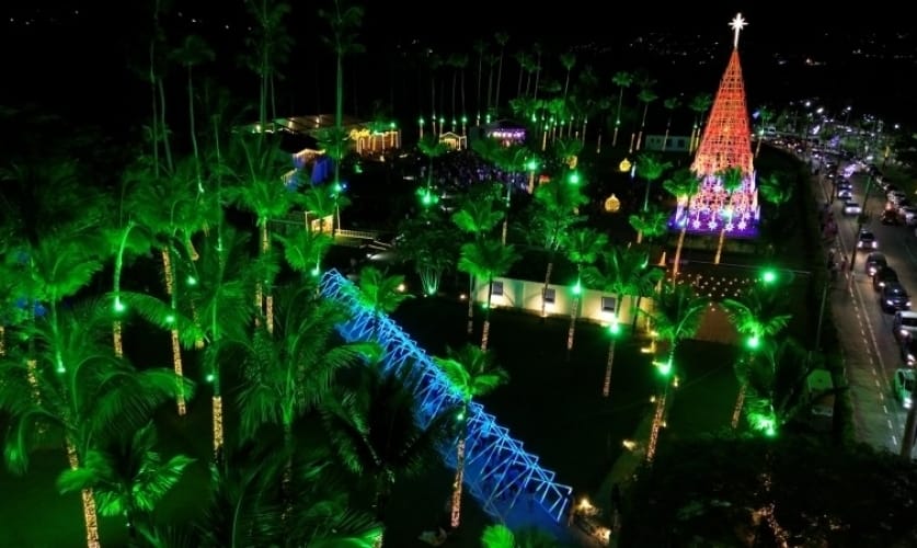 Ilhabela realiza 4º Natal Luz com programação especial até janeiro de 2026