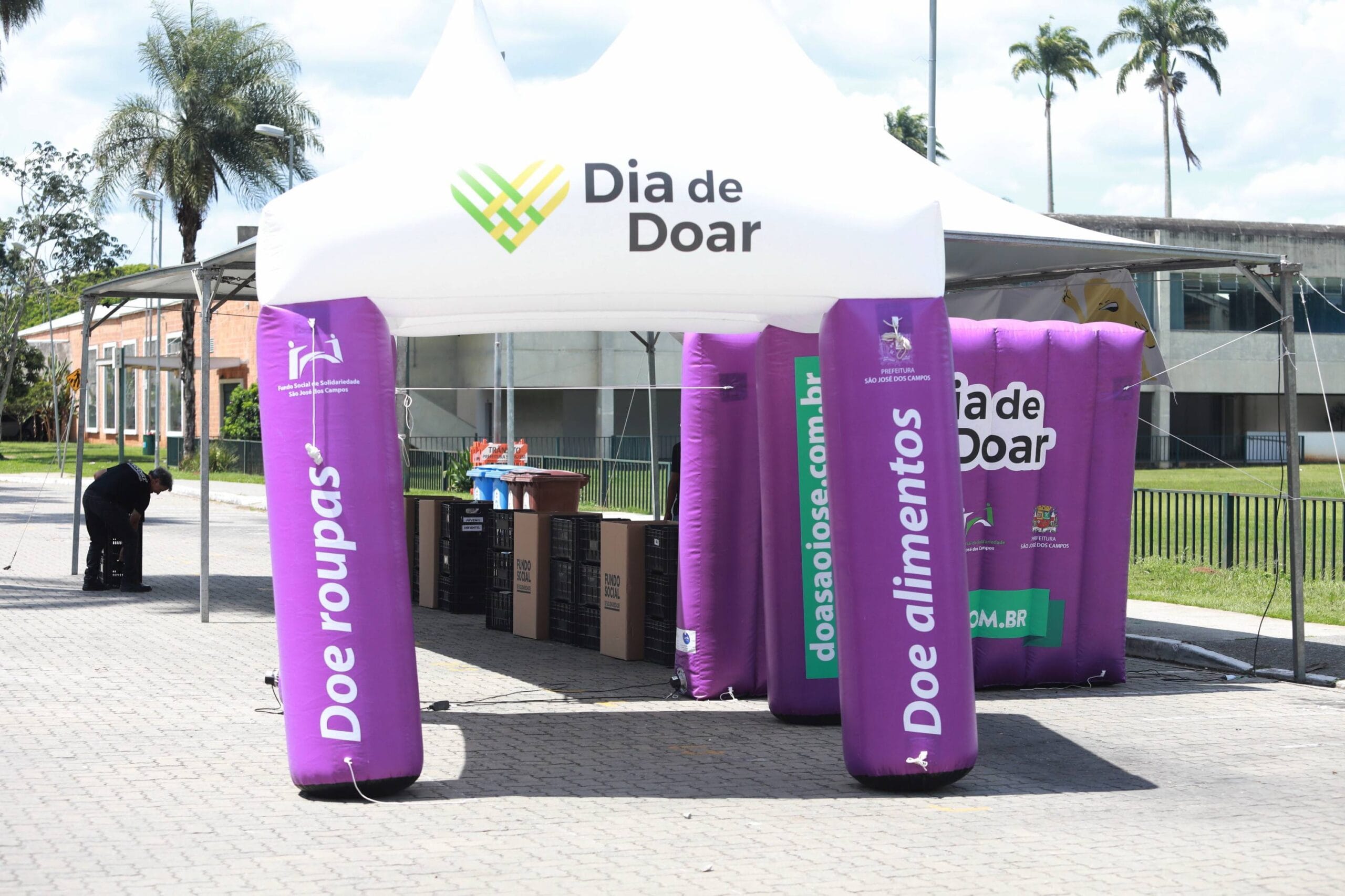 São José dos Campos inicia campanha Dia de Doar com drive-thru solidário e ações em toda a cidade