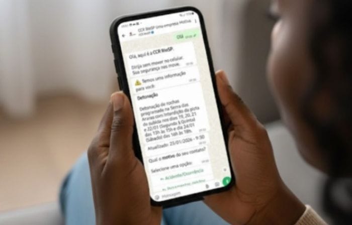 RioSP adota novo número de WhatsApp para atendimento aos usuários das rodovias a partir de 27 de janeiro