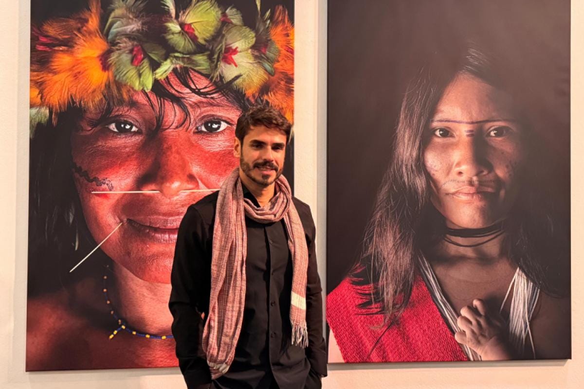 Fotógrafo de São José leva exposição sobre o povo Yanomami à Embaixada do Brasil em Berlim