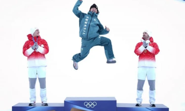 Brasil faz história e conquista primeiro ouro nos Jogos Olímpicos de Inverno de Milão-Cortina 2026