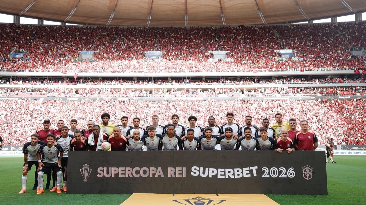 Corinthians vence o Flamengo e conquista a Supercopa do Brasil pela segunda vez